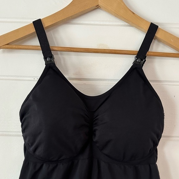 Kindred Bravely Simply Sublime Maternity & Nursing Tank in Black Sz XL BUSTY - Picture 8 of 14